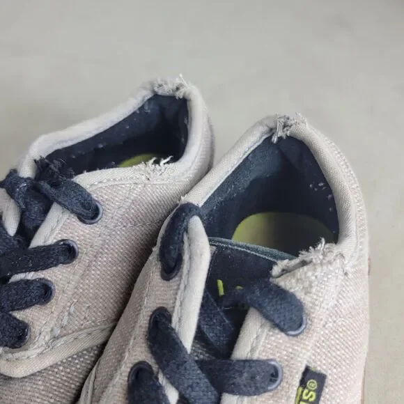 Vans Shoes Boys Size 11.5 Brown Lace Up Walking Low Top Man Made Comfort Sneaker - Picture 14 of 15